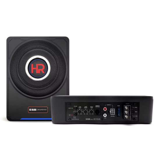 ESB AUDIO HR 10 US – 250 mm (10") aktywny subwoofer pod siedzenie harmony-series